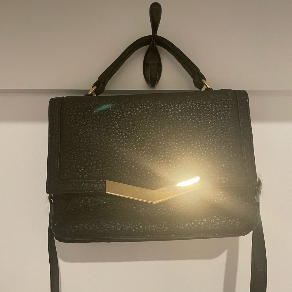Times Arrow leather black bag NWOT